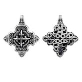 APSF-6012-SF Silver Overlay Fancy Pendent Jewelry Bali Designs Inc